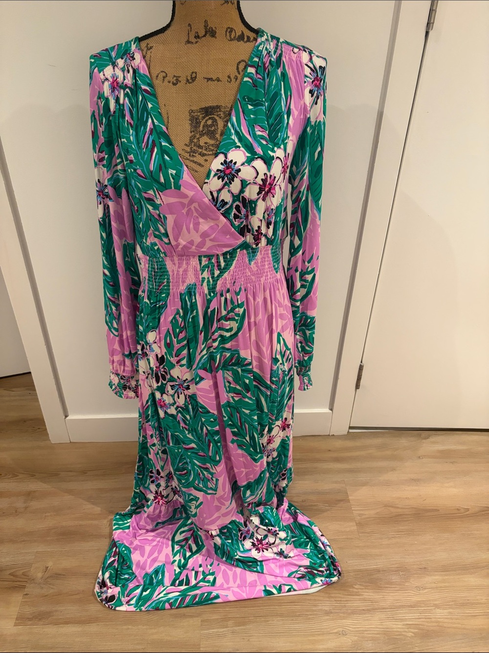 Lilly Pulitzer Mistral Maxi Dress in Magnolia Lilac Leidees Night - Picture 1 of 11
